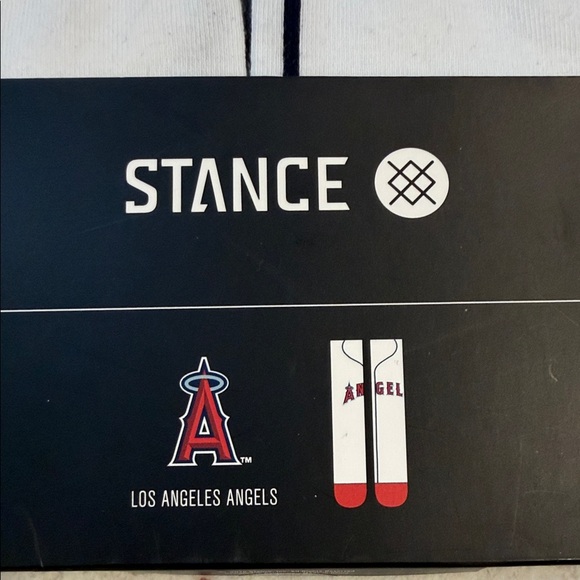 Stance White Angels Socks-Large - Picture 4 of 7